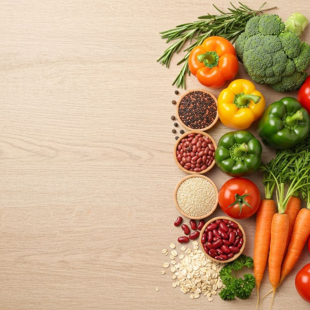 Różnorodne produkty spożywcze